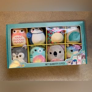 Set of 8 Squishmallows Babs Heidi Chelsea Olalla Coley Prim Corinna Kelina